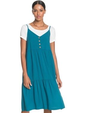 Roxy Tiered Midi Sundress